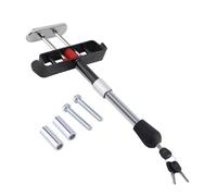 Verrouillage de pédale de voiture - Construction robuste en acier inoxydable, verrouillage de frein rétractable, système antivol à 3 clés, sécurité automatique universelle | Antidémarrage de pédale d'