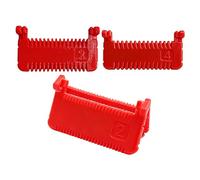 Verrouillage De Point De Bord Et Jauge De - PET Durable 6,5 X 3,5 Cm | Ensemble De Règles De Modèle Domestique 3 Pièces | Outil De Surjet De À La Main (2 3 4 Mm) | Guide De Quilting De