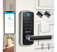 Verrouillage de porte intelligente Olumat avec porte d'entree sans touche WiFi Lock de porte d'entree sans touche avec poignee - verrous intellig