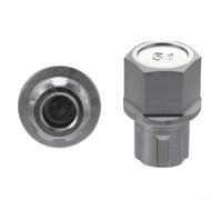 Verrouillage de roue de sécurité de voiture pour Passat Golf - 51 dents carré Drive Anti vol Écrou de roue Socket - Accessoire de démontage de boulons en métal trempé
