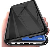 [Verrouillage de Sécurité]Coque Anti-Espion Magnétique Adsorption pour Redmi Note 13 Pro,Protection de Caméra,Anti Peeping CoqueÉtui , Écran en Verre 9H.Aluminium Cadre.Anti-Regards Flip.