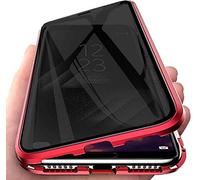 [Verrouillage de Sécurité]Coque Anti-Espion Magnétique Adsorption pour Redmi Note 14 Pro+,Protection de Caméra,Anti Peeping CoqueÉtui , Écran en Verre 9H.Aluminium Cadre.Anti-Regards Flip.