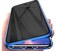 [Verrouillage de Sécurité]Coque Anti-Espion Magnétique Adsorption pour Samsung Galaxy A15,Protection de Caméra,Anti Peeping CoqueÉtui , Écran en Verre 9H.Aluminium Cadre.Anti-Regards Flip.