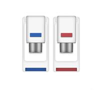 Verrouillage de sécurité enfant robinet poussoir pour distributeur d'eau, lot de 2 robinets de rechange compatibles avec refroidisseur d'eau chaude et froide, matériau plastique