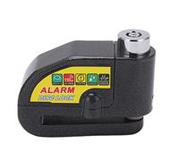 Verrouillage des Freins à Disque de Vélo avec Alarme 110 DB Sécurité du Vol pour les Vélos Motos électriques et Scooters Acier Conception de Disque Disc Brake Lock MotorCycle Alarm Disc Lock(BLACK)