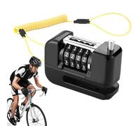 Verrouillage Des Freins - Lock Combinaison En Acier Renforcé, Équipement Antivol | Verrouillage Du Stopper À Disque Rust, Un Dispositif D'immobilisation De Roue Étanche Environnementale Accessoire De