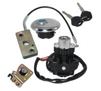 Verrouillage du commutateur d'allumage avec clé et interrupteur de gaz de carburant 12 V 2,5 mm compatible avec moto GZ125 1998 1999 2000 2001 2002 2003 GZ250 1999-2011