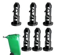 Verrouillage du couvercle pour poubelle avec roues - Boulons de connexion pour axe de charnière, charnières stables pour couvercle de poubelle, couvercle de poubelle, broches de connexion pour la