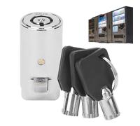 Verrouillage du distributeur automatique avec clé : cylindre de verrouillage de sandwich, Candy Dispenser Security | Anti -Touche avec 3 clés, noyau sûr résistant à la courbe pour sandwich