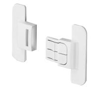 Verrouillage du réfrigérateur - Réfrigérateur adhésif puissant, goupilles fixes durables plus proches pour les appareils ménagers, armoire, garde-manger, armoire, cuisine résistante aux bébés, maison