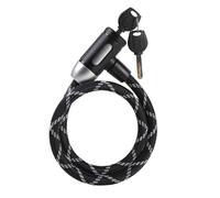 Verrouillage du vélo - Câble de verrouillage du vélo étanche | Matière en ABS Nylon Lock portable à la rouille pour voyages sur la route, moto, scooter, sentier de montagne, école, plage