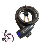 Verrouillage du vélo - Cycle Cable Locks - Sécurité élevée pour les vélos électriques | PVC ABS Lock de câble anti-vol avec fil d'acier renforcé | 120 cm parfaits pour les motos - pour une utilisation
