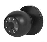 Verrouillage intelligent avec mot de passe à empreinte digitale compatible avec application de contrôle avec carte clé d'accès à distance et entrée de mot de passe virtuel noir