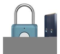 Verrouillage intelligent par empreinte digitale - Verrouillage intelligent par empreinte digitale - Verrouillage intelligent par empreinte digitale - Serrure orange avec support de charge USB pour