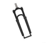 Verrouillage mécanique en alliage d'aluminium pour fourche avant de vélo, suspension de rebond réglable, absorption des chocs pour VTT (69,8 cm, rouge)