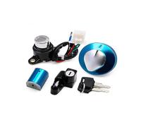 Verrouillage Moto Contacteur Clef Jeu de clés de verrouillage de bouchon de réservoir de carburant pour moto CMX250 REBEL250 CA125 1985-2014(RY-0058)