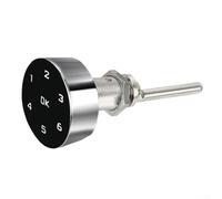 Verrouillage par mot de passe pour écran tactile intelligent pour bureau, armoire, tiroir, armoire, sécurité électronique avec codes d'accès personnalisables, noir, fiable (mot de passe à six chiffres