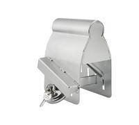 ProPlus Antivol Tête d'Attelage Mobile Ø70 mm Remorque/Caravane/Van – Cadenas disque argenté +2 clés