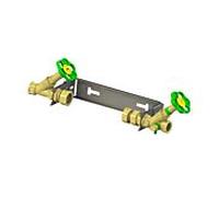 Verrouille le kit d'installation de compteur d'eau 0022104000001 2000 2000 /2" Qn 6, réglable, horizontal, acier inoxydable