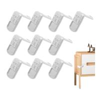 Verrouilleurs de sécurité pour, verrouillage de sécurité des - Verrouillage de porte résistant aux 10x,Amouvable sécurisé des robustes pour bébé trucs de bébé pour meubles de cuisine fours tiroirs ar