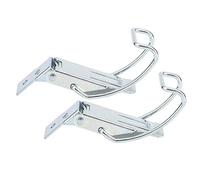 Verrous à bascule Fixation de la boucle de porte en acier inoxydable Loquet à bascule Moraillon de tirage Loquet durable Aspirateur 2 pièces pour boîtes à air de bagages