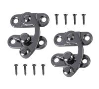 Verrous à bras oscillant Loquets pour boîte à bijoux et mallette à outils Diverses de stockage avec propriétés anticorrosion Fermetures à bras oscillant