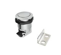 Verrous d'armoire sans clé pour camping-car avec bouton poussoir en métal pour placard de camping-car, loquets de compartiment de camping-cars, verrous d'armoire à bouton-poussoir