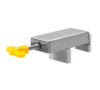 Verrous de fenêtre de sécurité | Verrou de sécurité horizontal coulissant avec clé, barre de sécurité réglable antivol pour pour la maison