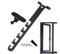 Verrous de fenêtre - Entrebâilleur de fenêtre | Verrou de sécurité coupe-vent | Le câble de sécurité limite les espaces ouverts pour garder les enfants en sécurité avec 4 fentes d'ouverture vers