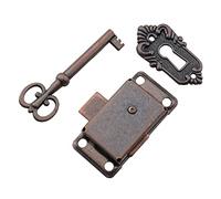 Verrous de meubles décoratifs en fer antique avec boîte à bijoux en bois pour loquet vintage Hardwar décoratif