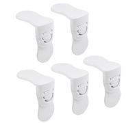 Verrous de placard de sécurité pour - Verrous d'armoire à l'épreuve des bébés | Verrou de sécurité enfant | Serrures d'armoire pour bébé | Serrure blanche pour tiroirs à angle droit | Serrure