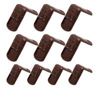 Verrous De Placard Sécurité Enfant - 10 loquets sécurité abattant toilettes,Verrou De Tiroir À 90 Degrés | pour Armoire, Réfrigérateur, Toilettes et Mobilier de la Maison.
