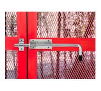 ADGO, Verrous de Porte, Verrous à Ressort, Verrous à Pêne, Verrous de Serrure, Verrous de Serrure de Porte - Verrous de Porte Avec Ressort et Butée - Résistants Aux Influences Extérieures - 200mm