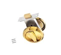 Verrous de porte double face en acier inoxydable pour portes coulissantes de grange - Poignée de porte invisible antirouille durable