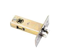 Verrous de porte, mortaise tubulaire en acier inoxydable de 50 mm pour salles de bains et loquet indicateur pour la poignée sans vis (béquille)