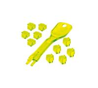 Verrous de ports RJ45 (10 pièces) avec clé, jaune