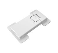 Verrous de réfrigérateur, loquet de porte d'appareils électroménagers, 11,7 x 7,6 x 1,6 cm, robuste et polyvalent, serrure enfant pour congélateur, garantit une prise ferme qui ne bouge pas, vous