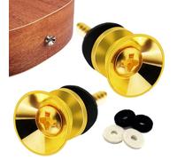 Verrous de sangle de guitare électrique - 2 boutons de sangle en métal, broches d'extrémité à dégagement rapide | Verrous de sécurité GuitarStrap pour guitare acoustique, électrique et basse | Goupill