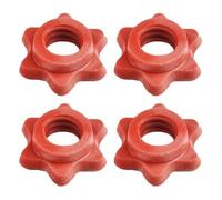 Verrous De Sécurité 25mm, 4 Pièces, Contrôle Du Poids, Écrou D'haltère, Clips De Barre, Vis De Verrouillage, Collier Spinlock, Partie Fitness Rouge