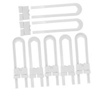 Verrous de Sécurité Abs Blanc pour Garçon et Filles en U, Lot de 7