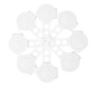 Verrous de Sécurité Blanc Abs 6 Pièces, Garçon et Filles, Maison | Installation Autocollante, Protège Bébé des Ouvertures, pour Appareils et Réfrigérateur, Usage Domestique