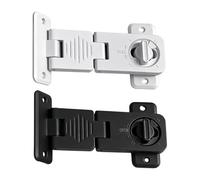 Verrous de sécurité - Ensemble de loquets de protection pour , système de clips de à angle droit, fixations sécurisées pour porte de réfrigérateur, kit de sécurité facile à
