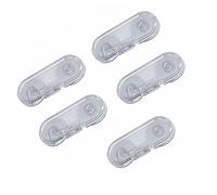 Verrous de Sécurité Garçon Fille 5 Pièces pour Tiroirs et Placards | PC Transparent, Rotation Queue 360 Degrés, Adhésif Double Face, Sécurité Maison pour Garçon Fille et Soins