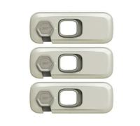Verrous De Sécurité Pour Bébé,Serrures Multifonctions Pour Enfant,Planche Melchi,Porte,Réfrigérateur,Anti-Pincement,Structure De Sécurité,1 Pièce,2/3 Pièces - Type C78-Gray 3pcs