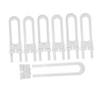 Verrous de Sécurité pour Garçon et Filles en Abs Blanc, Lot de 7 Pièces
