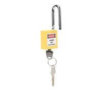 Verrous De Verrouillage, Verrous De Sécurité Loto De 38 Mm, Cadenas De Verrouillage LOTO Avec Clés Différentes Pour les Stations Et Appareils De Verrouillage, cadenas consignation electrique (Jaune)