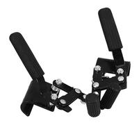 Verrous Manuels pour Fauteuil Roulant, Paire Noire en Acier Abs