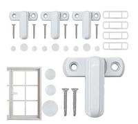 Verrous Pour Fenêtres | 4 Pièces Serrure Pour Porte Coulissante Vitrée - Verrouillage Anti-Vol Robuste en d'Aluminium pour Sécurité Fenêtre à Battants Porte Maison