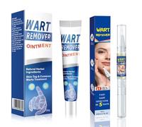 Verrues Élimination, Crème pour l'Élimination des Verrues, Gel Éliminateur de Verrues, Stylo pour l'Élimination des Verrues, Pour l'Élimination des Étiquettes et des Verrues de la Peau (20g + 4ml)