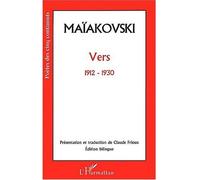 Vers 1912-1930 - Vladimir Vladimirovitch Maiakovski - L'harmattan - broché - Poésie